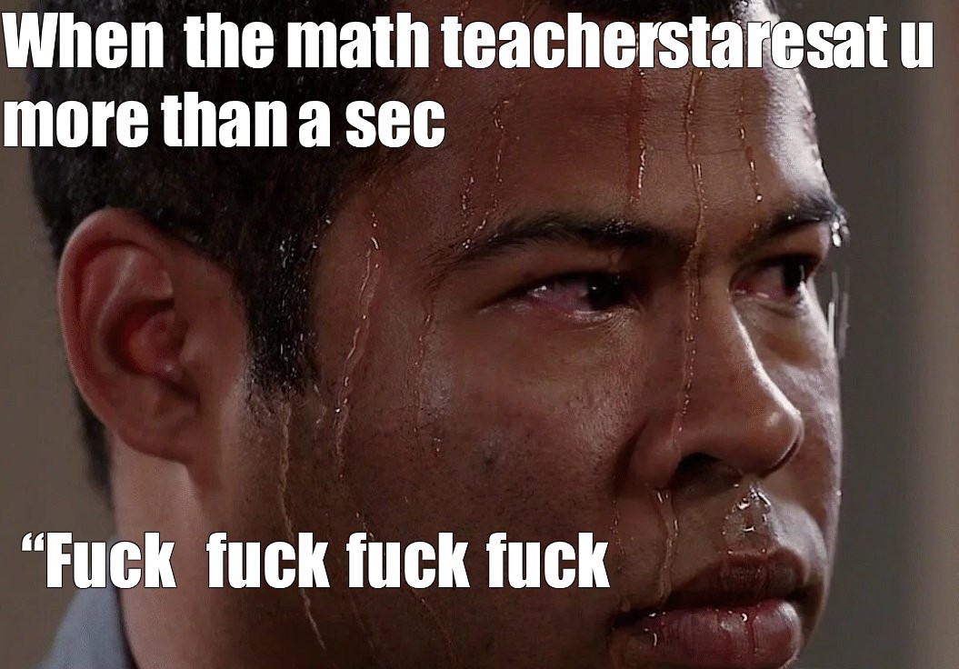 Nervous Guy Sweating Meme