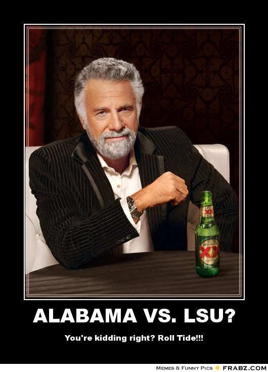 Lsu vs alabama Memes