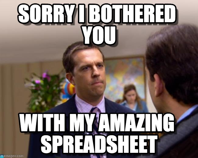 Spreadsheet Memes