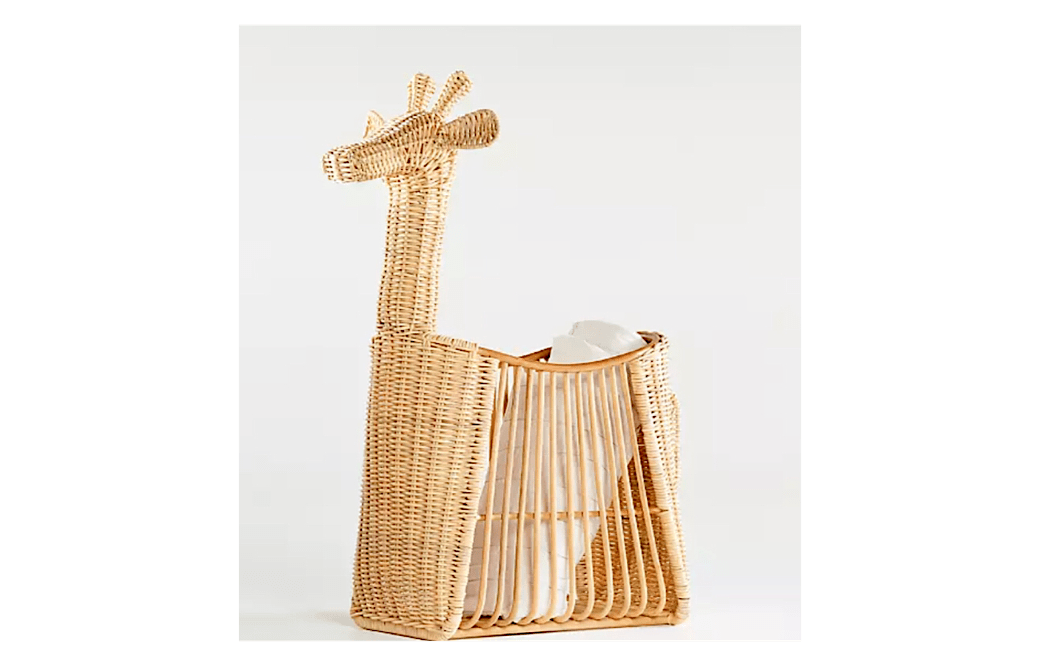 Giraffe Basket MEMORANDUM NYC Fashion & Lifestyle Blog for the
