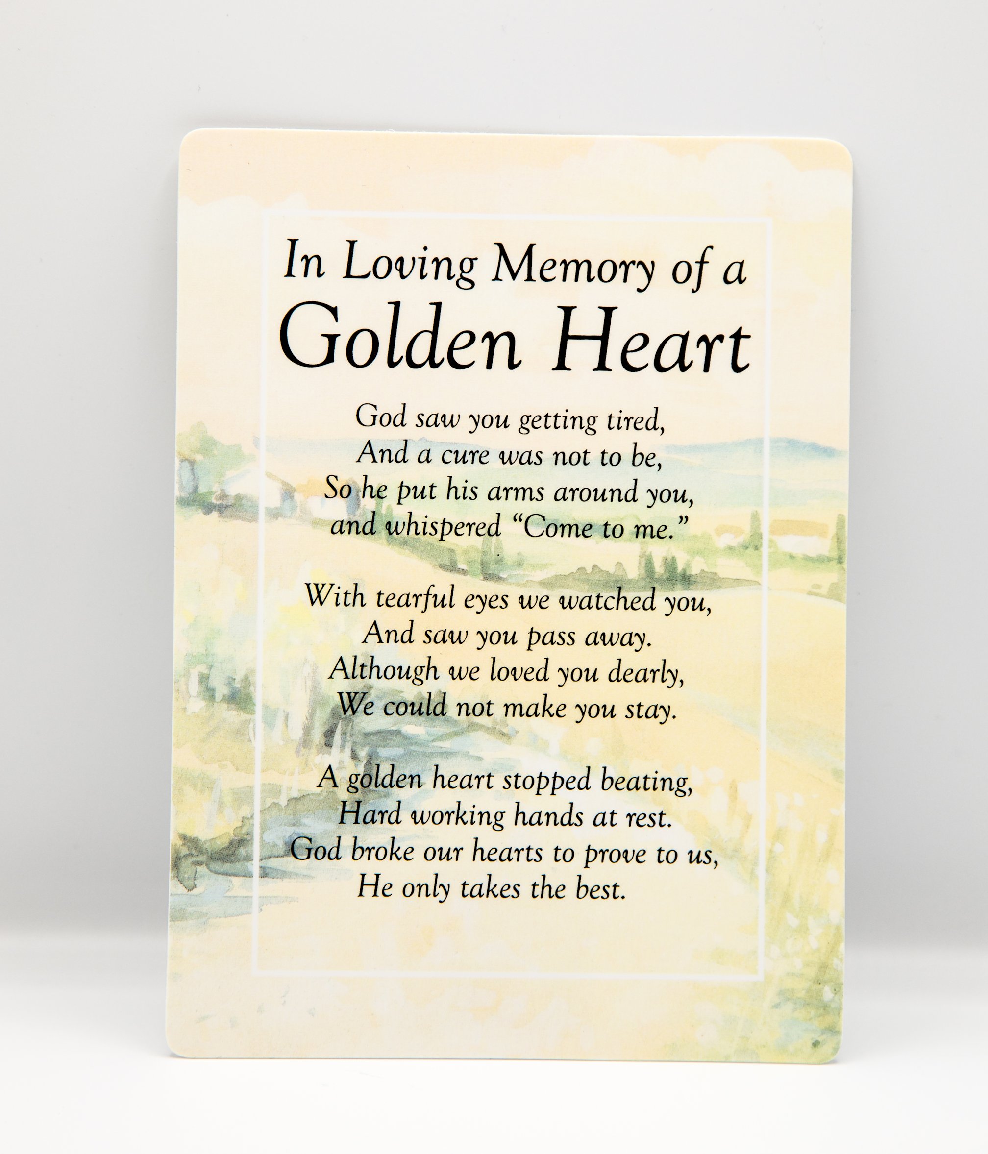 Memorial Cards Cork GRAVESIDE MEMORIAL CARDS, suitable for outdoors