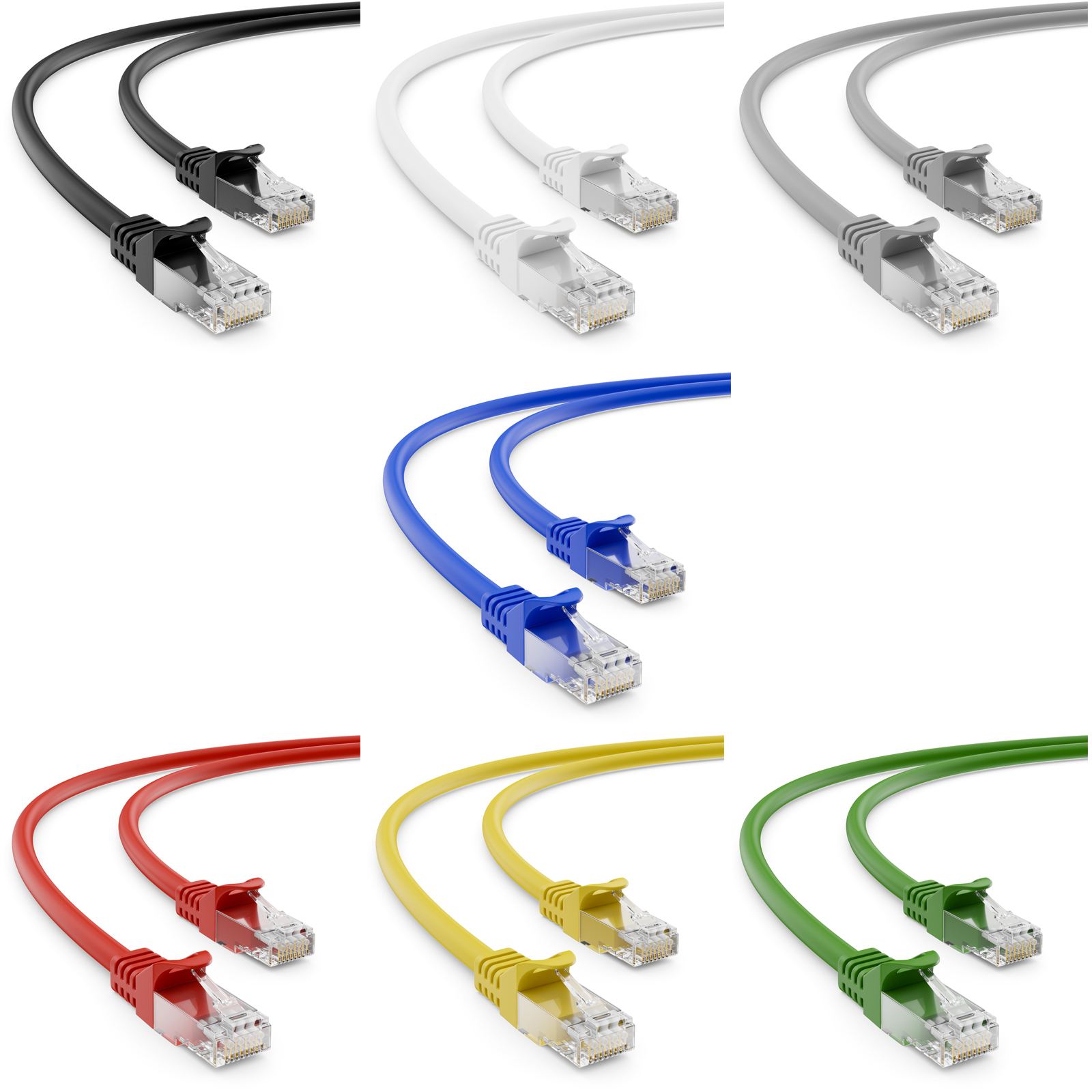 CAT 7 Patchkabel Netzwerkkabel RJ45 LAN DSL Netzwerk