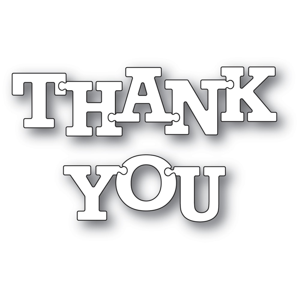 Thank You Puzzle Letters