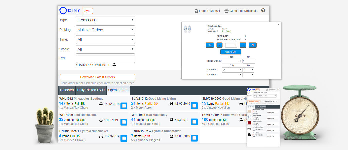 Cin7 Cloud Inventory and POS Memotech