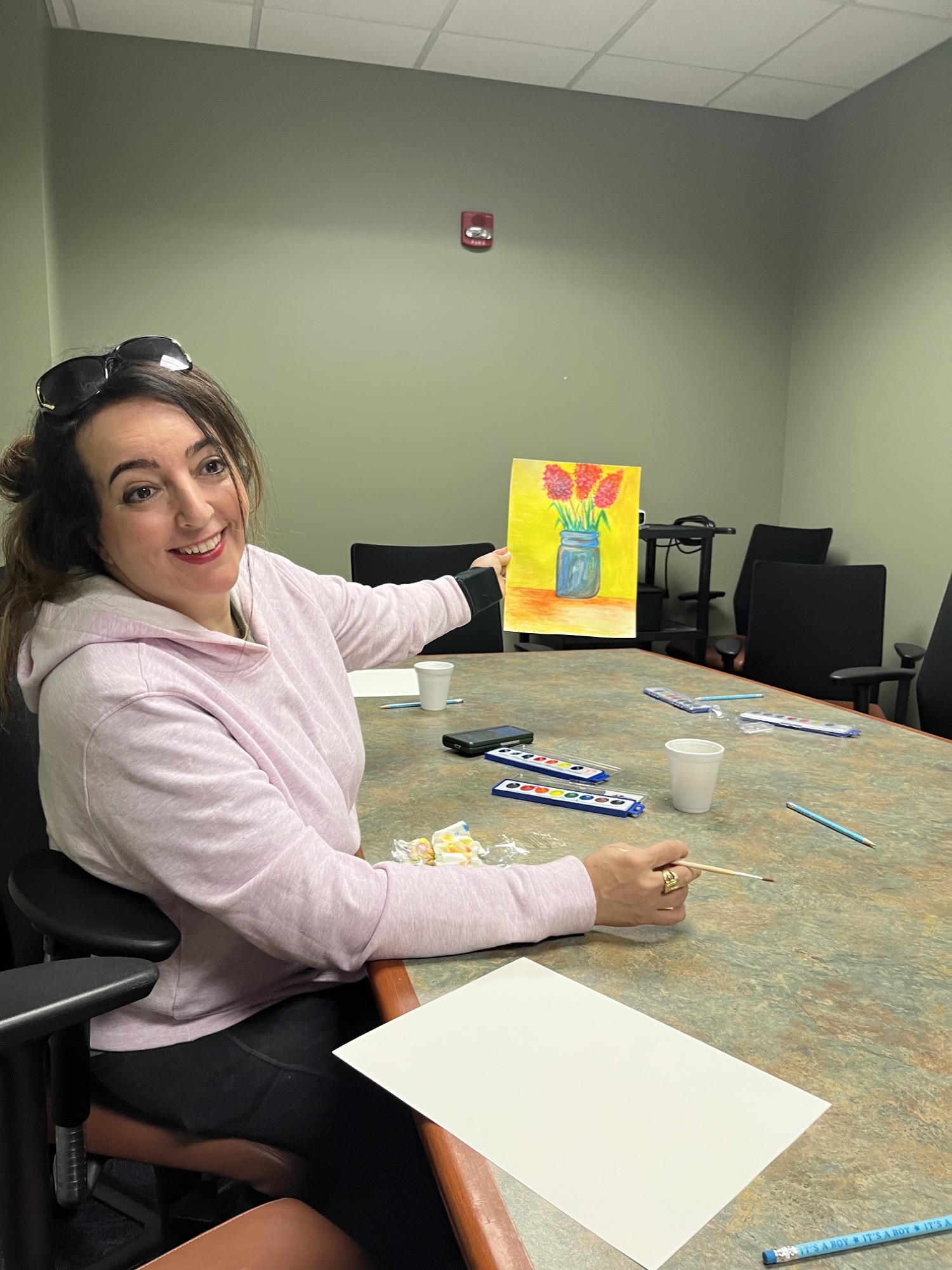 Painting at Cordova Library! Memphis Public Libraries