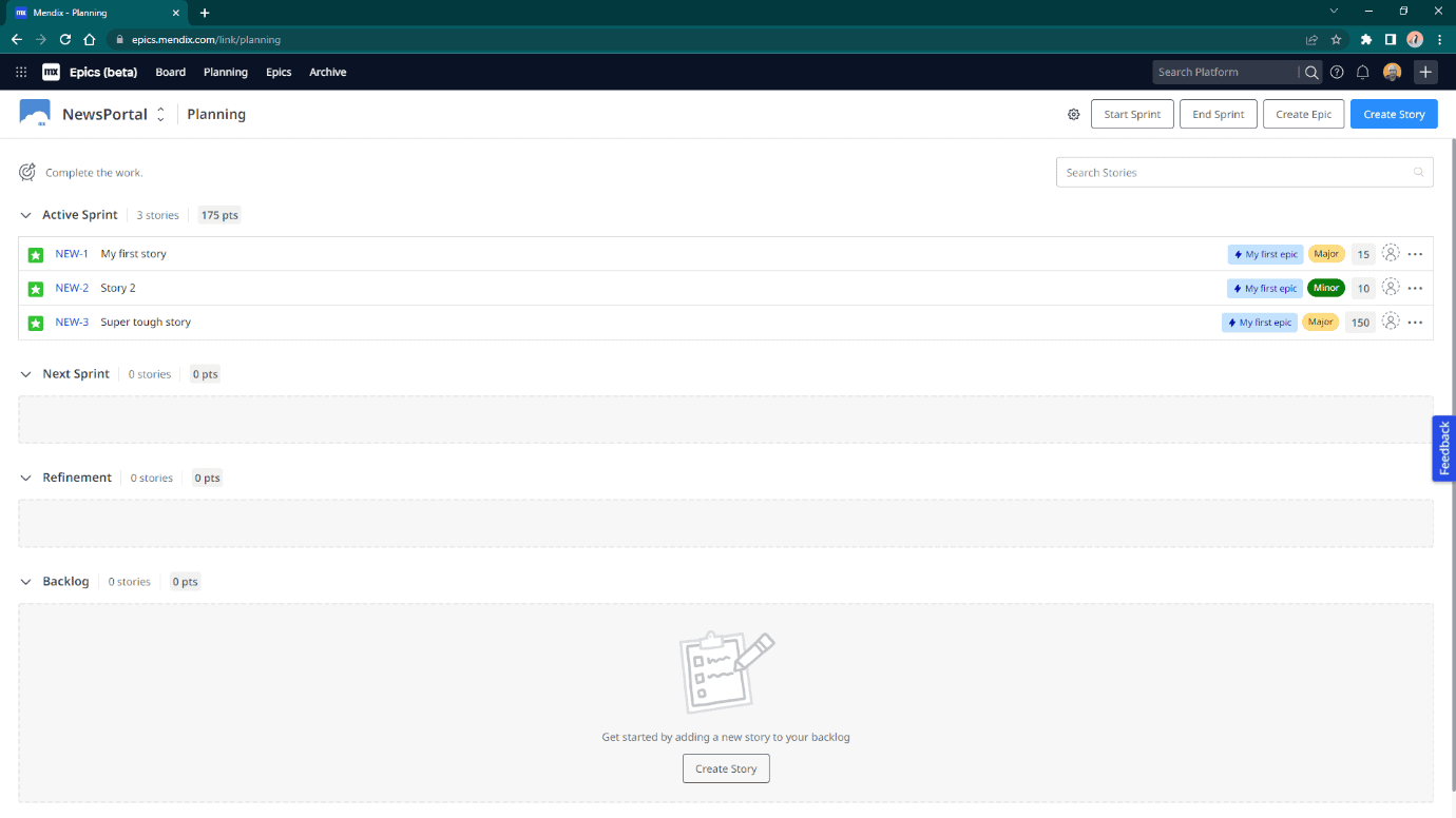 Mendix Projects and the Wizardry of Epics Mendix