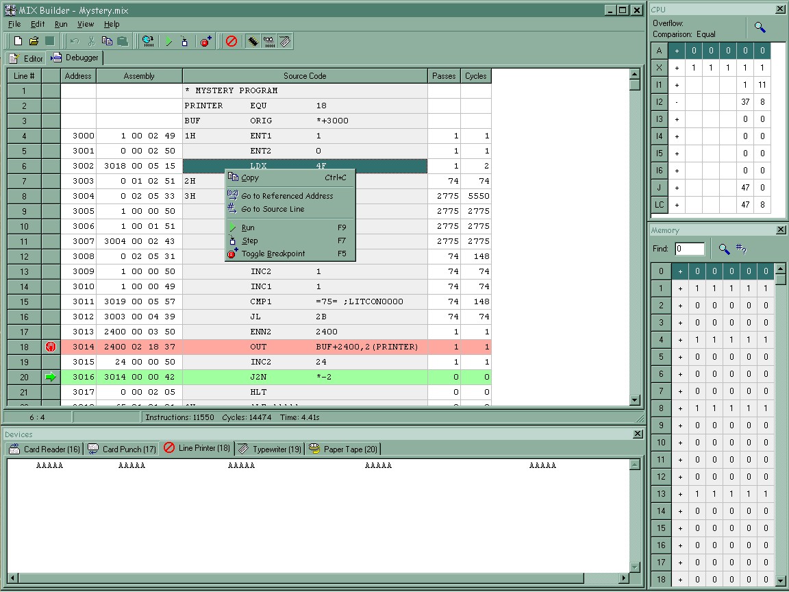 MIX Builder Home Page