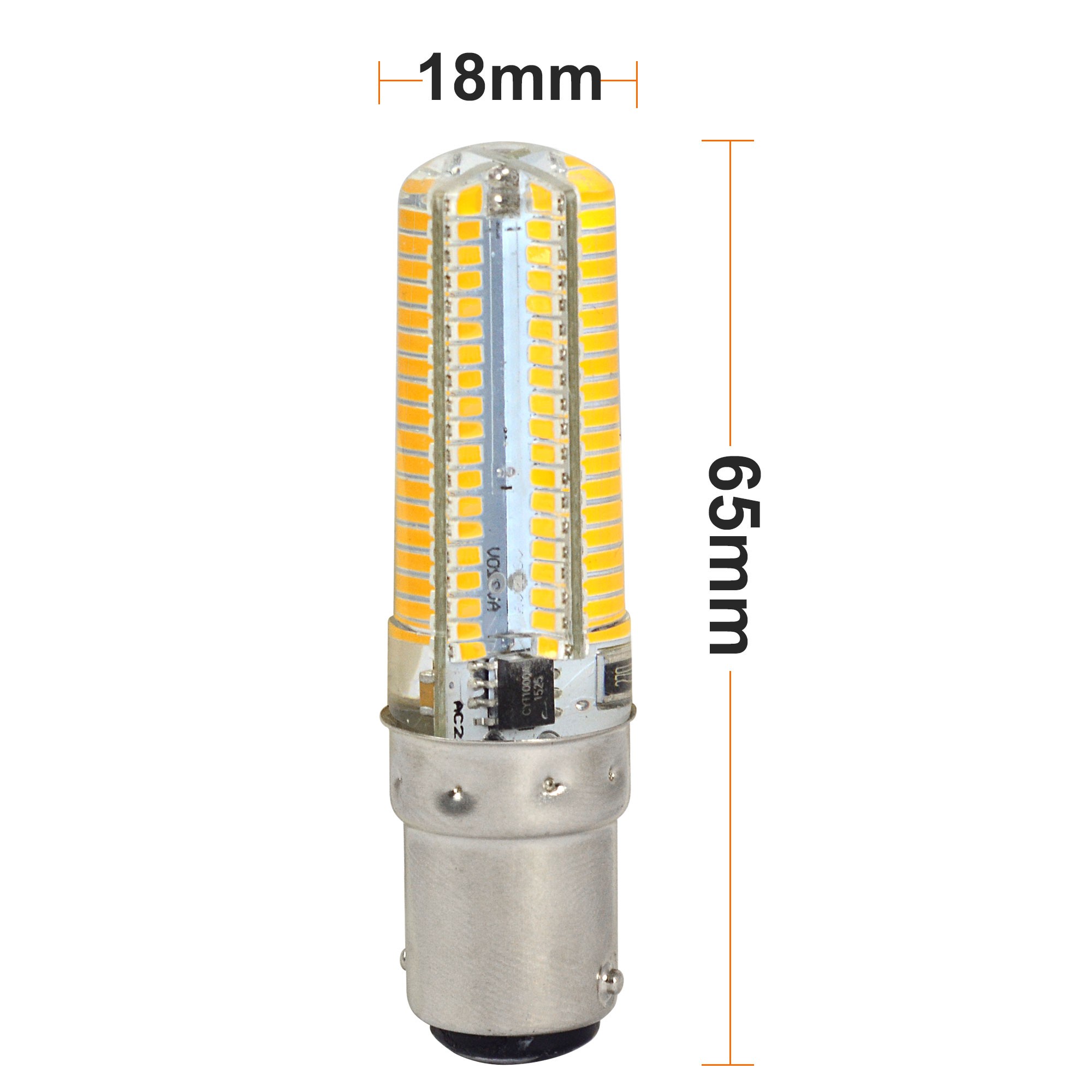 MengsLED MENGS® B15D 7W LED Light 152x 3014 SMD LED Bulb MengsLED MENGS® B15D 7W LED Light 152x 3014 SMD LED Bulb