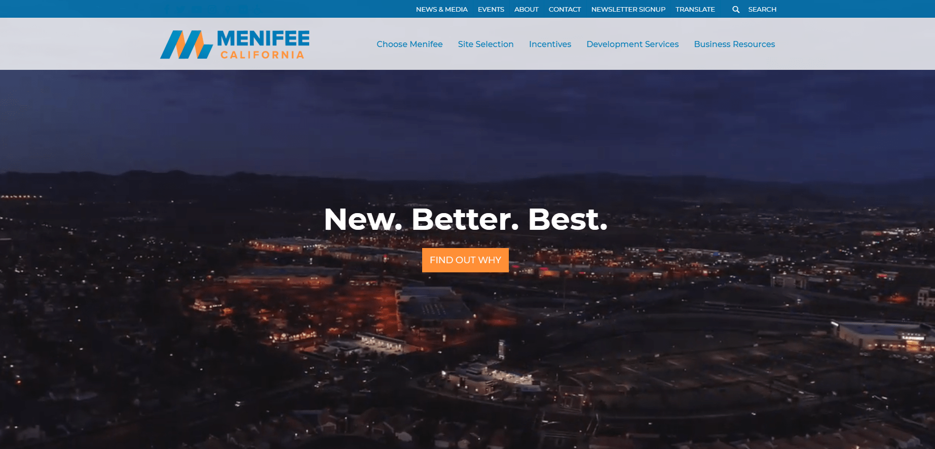 Menifee Announces New Economic Development site