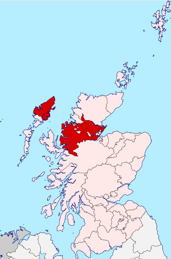 Ross Shire Scotland Map The Raid of Cilliechriost Men Of The West