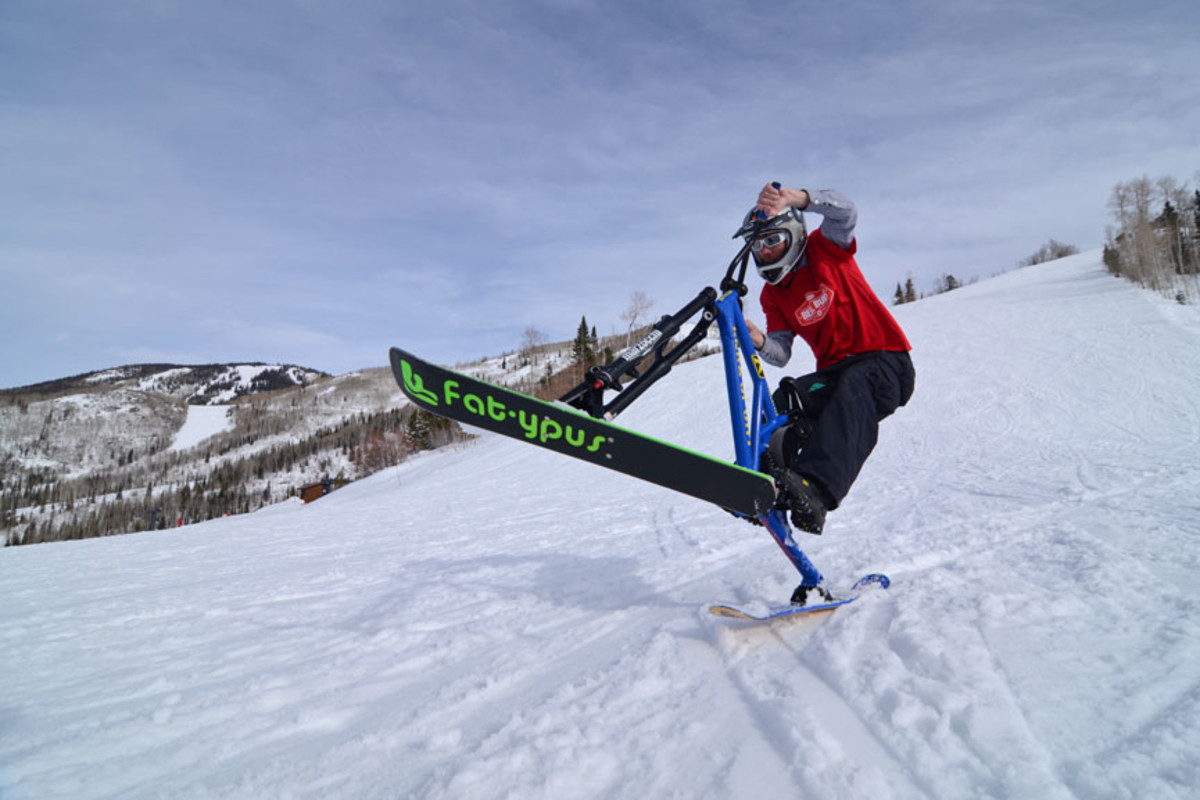 Crazy Ski Bikes Hit the Mountains Men's Journal
