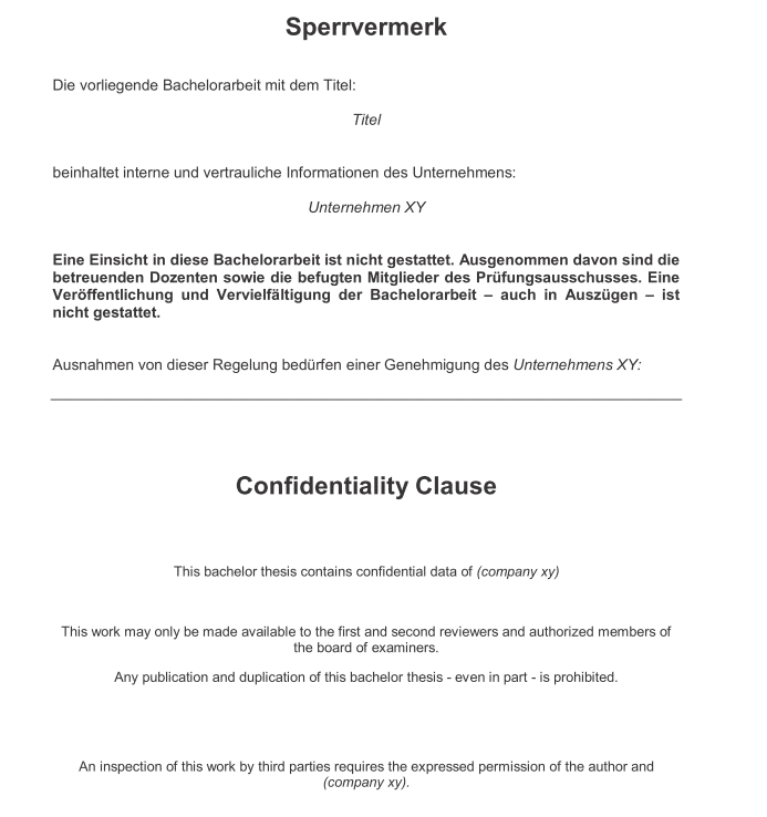Deckblatt Bachelorarbeit Uni Potsdam