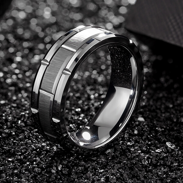 China Factory made hotsale Tungsten Ring Vs Stainless Steel Tungsten