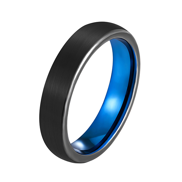 China Blue And Black Tungsten Ring Manufacturers and Factory, Suppliers