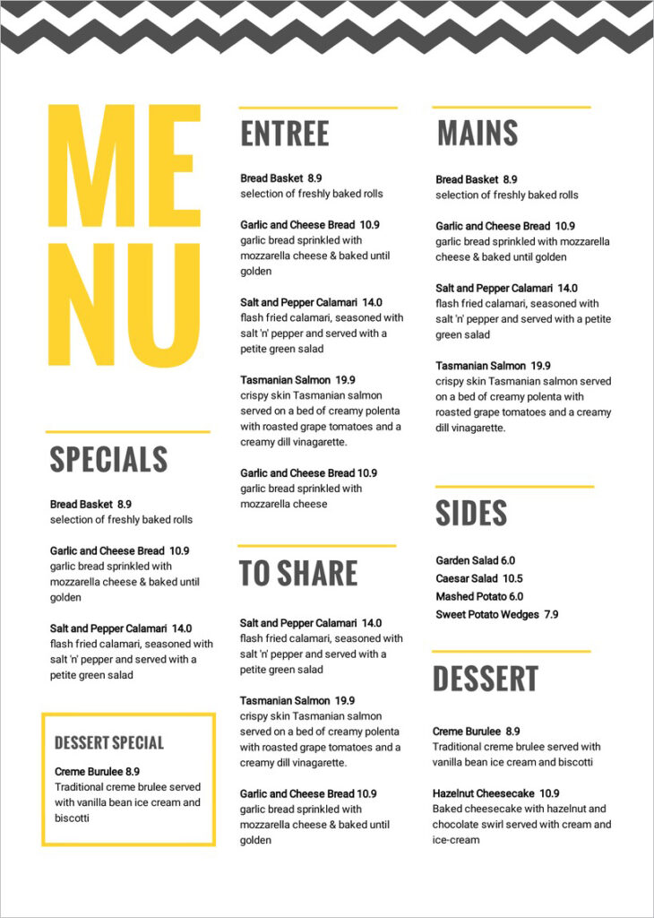 Seasonal Menu for Restaurants Meaning and Examples