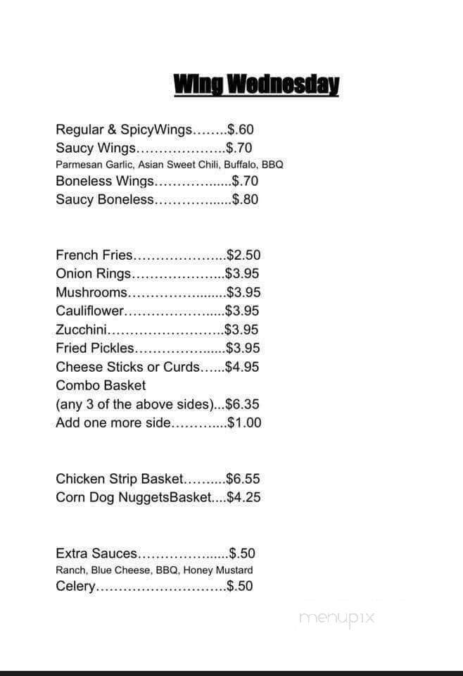 Menu of Beaverville Pub in Beaverville, IL 60912