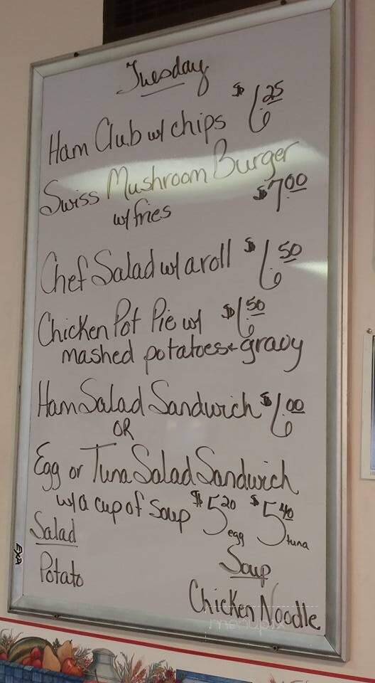 Menu of Troy Lunch in Troy, PA 16947