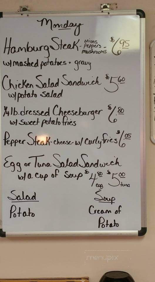 Menu of Troy Lunch in Troy, PA 16947