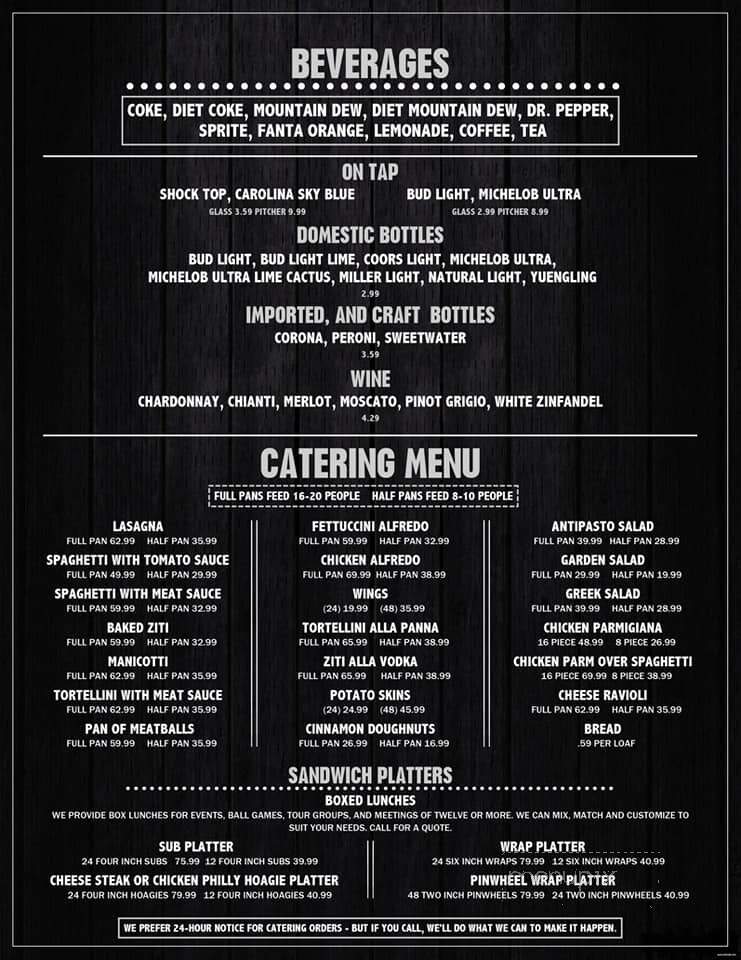 Online Menu of Mama's Pizza, Williamston, NC