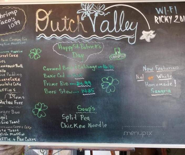 Menu of Dutch Valley Restaurant in Sarasota, FL 34231