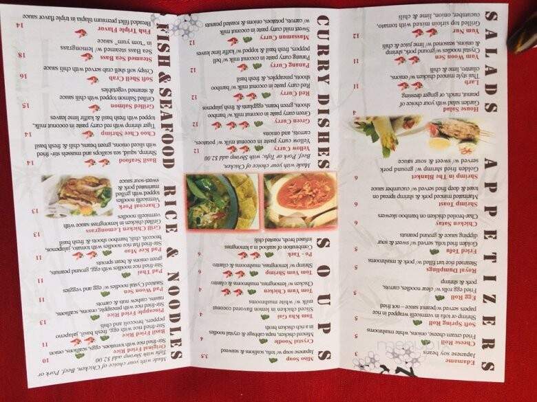 Online Menu of Ginger & Spice, Marble Falls, TX