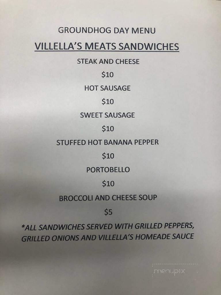 Menu of The Burrow in Punxsutawney, PA 15767