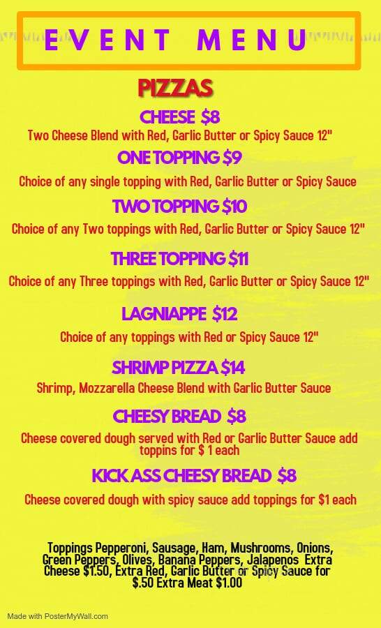 Menu of Island Time Daiquiris in Orange Beach, AL 36561