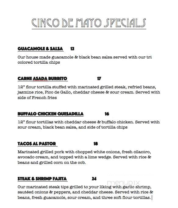 Menu of The Gavel Public House in Wrentham, MA 02093