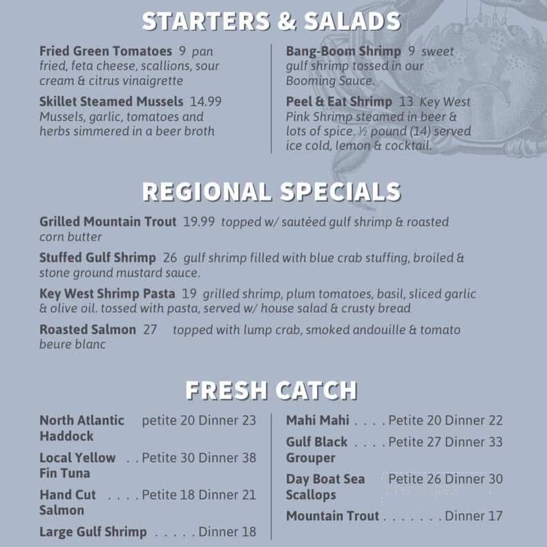 Menu of New England Fish Market in Jensen Beach, FL 34957