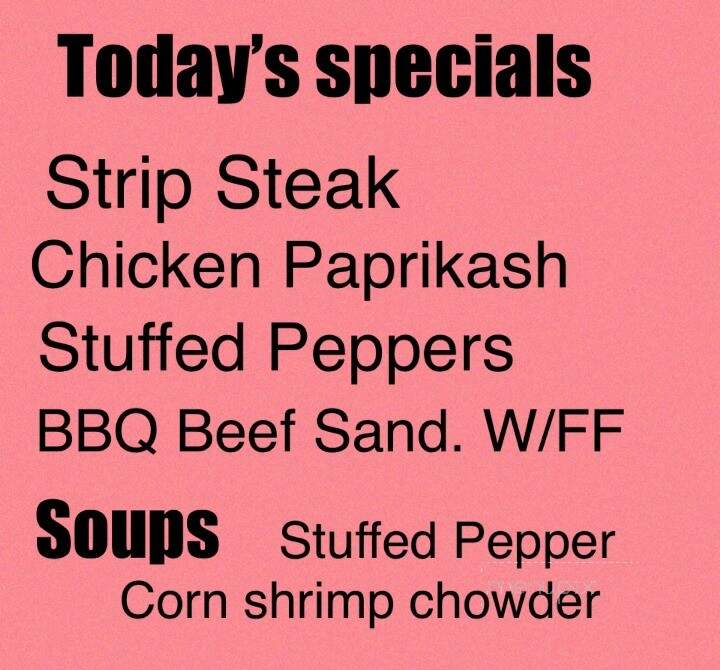 Online Menu of Hazel's Family Restaurant, Elyria, OH