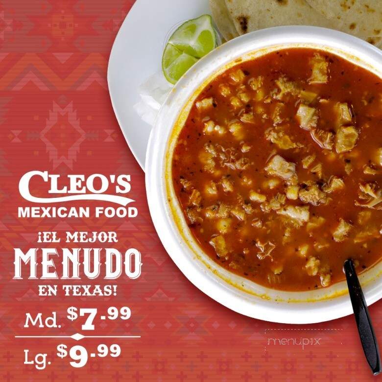 Online Menu of Cleo's Fried Chicken, Carrizo Springs, TX