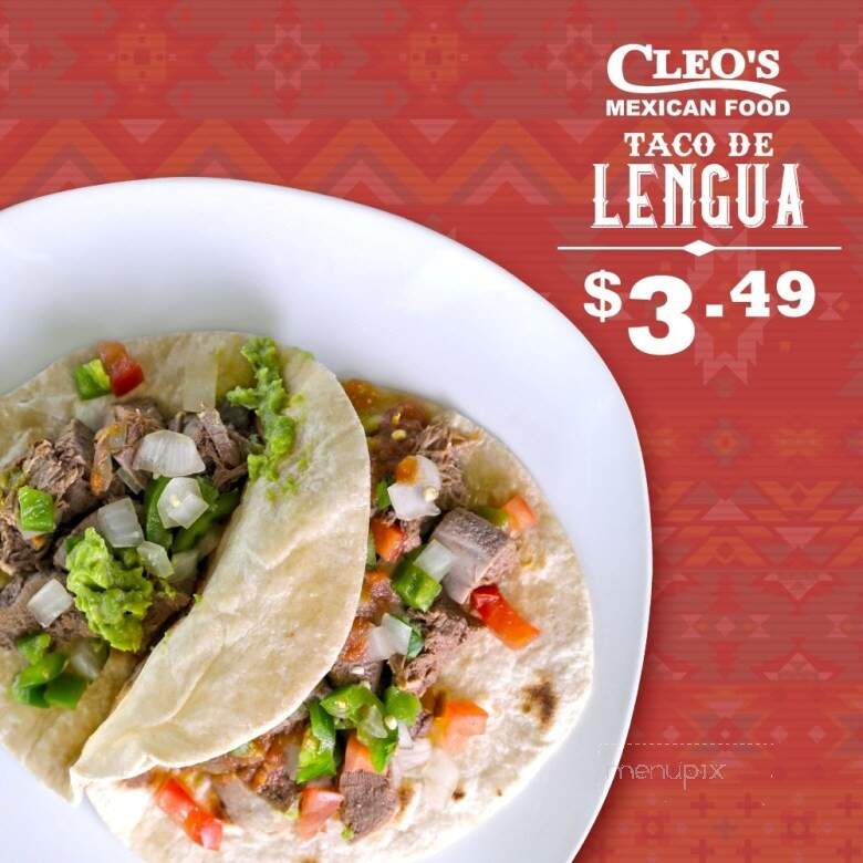 Online Menu of Cleo's Fried Chicken, Carrizo Springs, TX