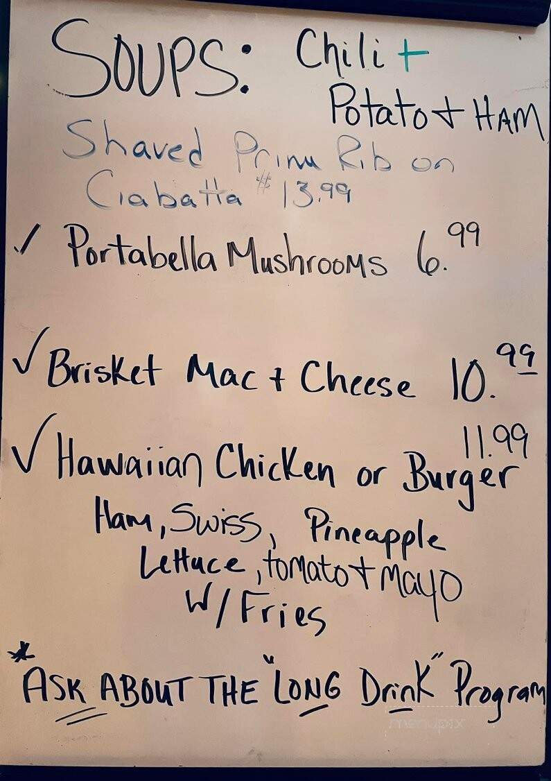 Menu of Cameron's in Buchanan, MI 49107