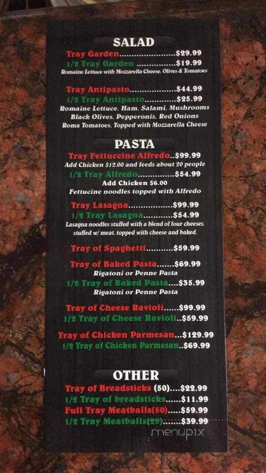 Online Menu of Tuscano's Pizza & Pasta, Yucaipa, CA