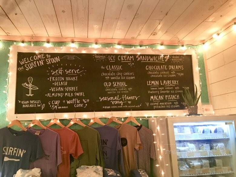 Online Menu of Surfin' Spoon, Nags Head, NC