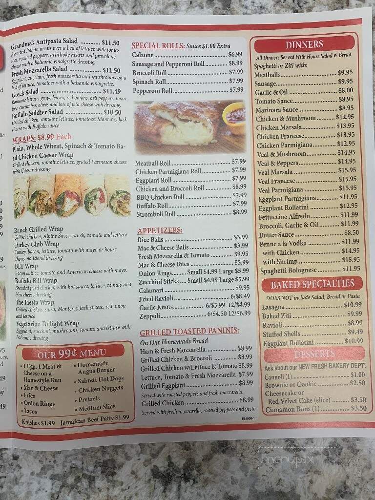 Menu of Hero Haven & More in Shirley, NY 11967