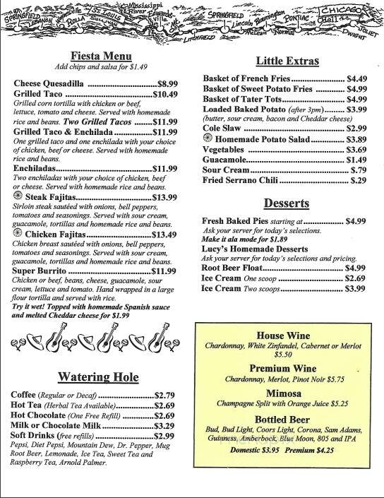 Online Menu of Wagon Wheel, Needles, CA