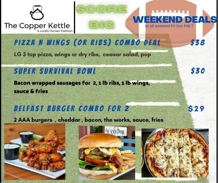 Menu of The Copper Kettle Restaurant in Regina, SK SK S4P