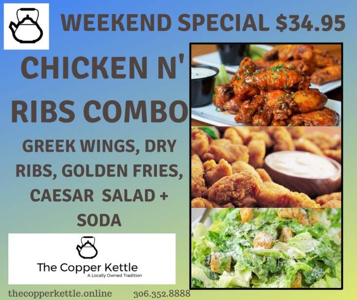 Menu of The Copper Kettle Restaurant in Regina, SK SK S4P