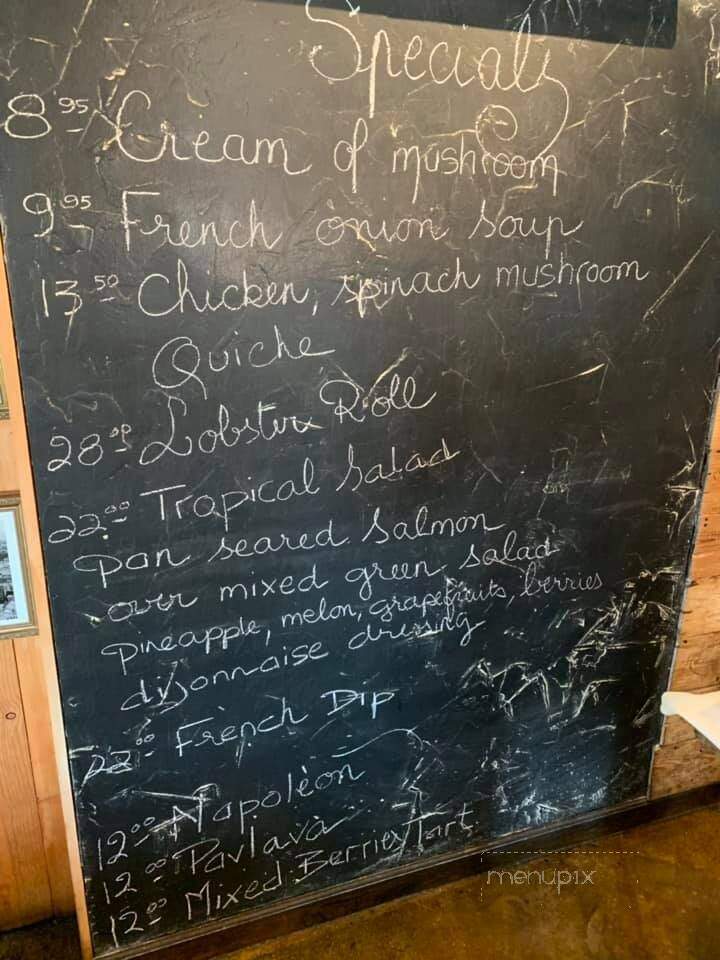 Menu of Cafe Des Artistes in Jupiter, FL 33477