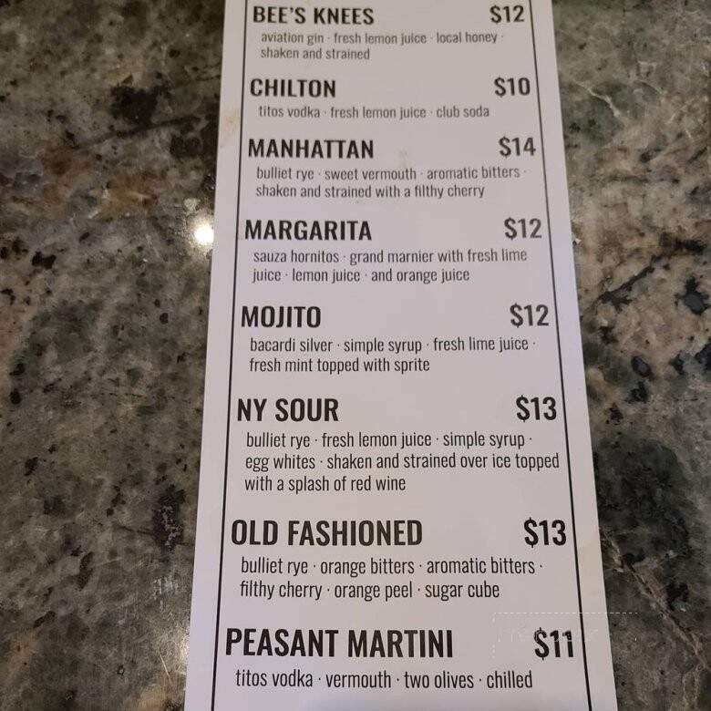 Online Menu of Peasant Village Restaurant, San Angelo, TX