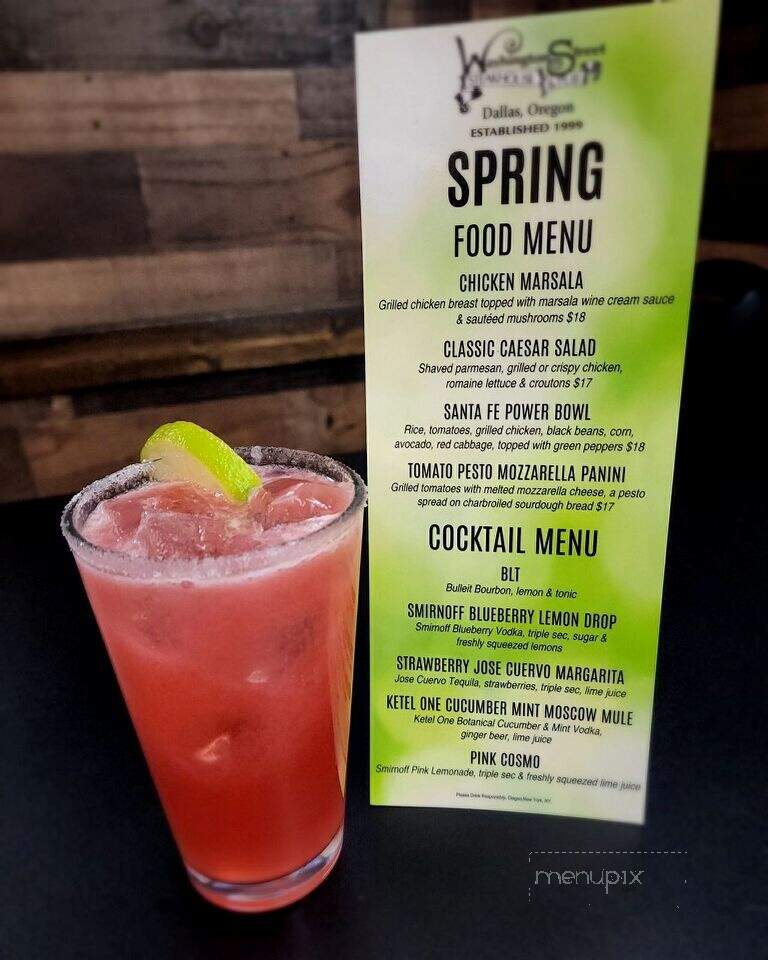 Menu of Washington Street Steakhouse in Dallas, OR 97338