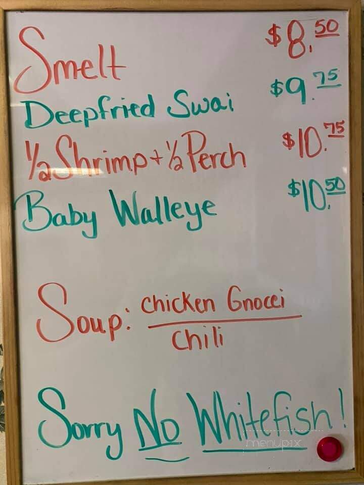 Menu of Marine House Tavern in WI 54143