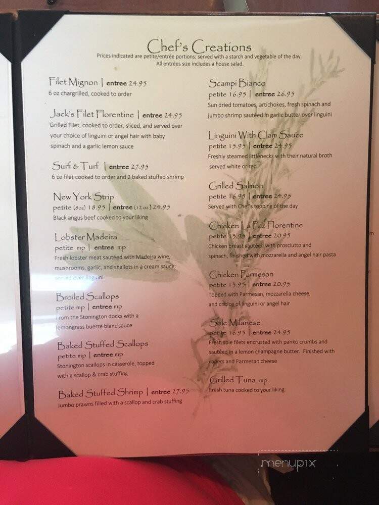 Menu of Rosemary & Sage in Old Saybrook, CT 06475