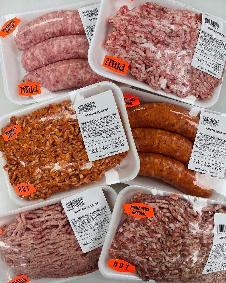 Online Menu of Carolina Butcher Shop, Angier, NC