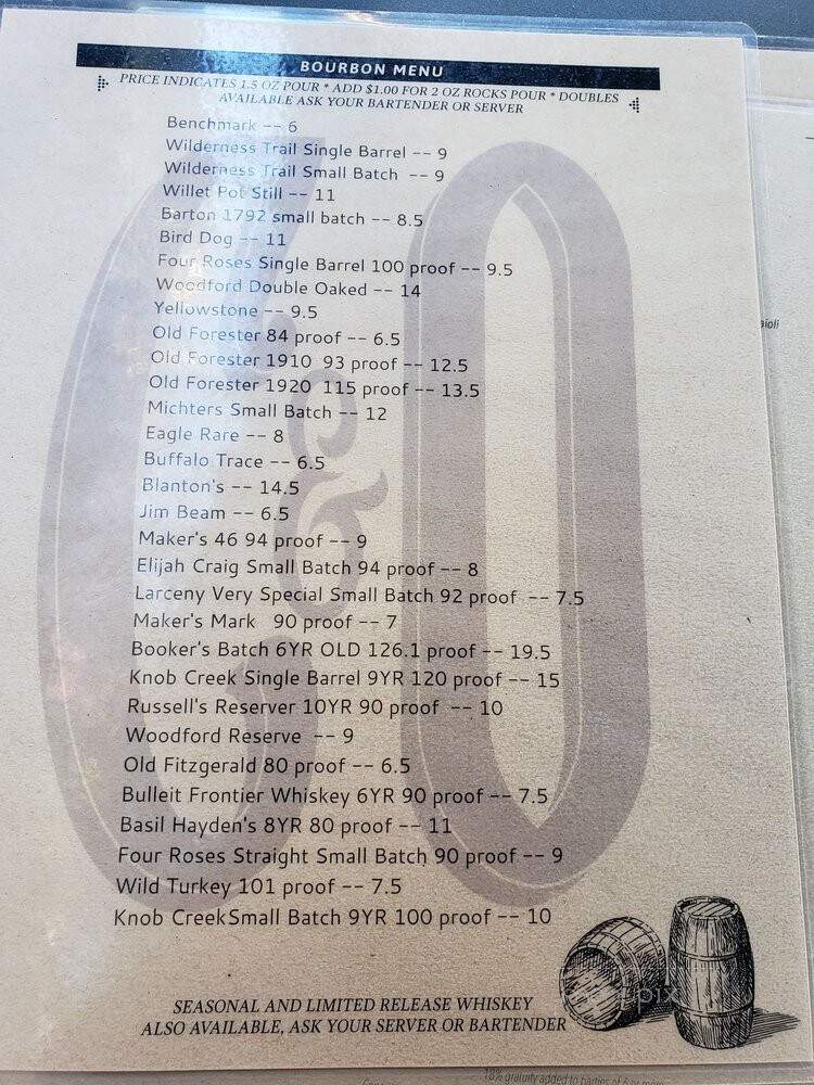 Menu of Copper & Oak in Danville, KY 40422
