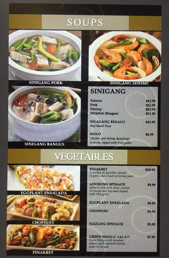 Online Menu of Gerry's Grill, Houston, TX