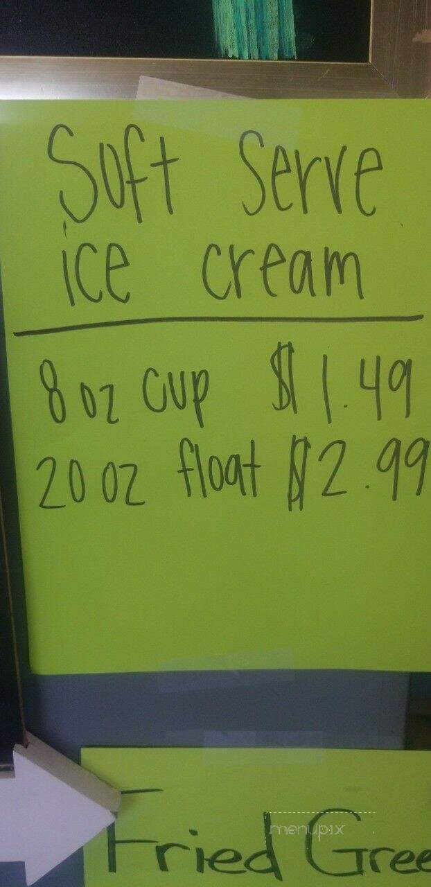 Menu of Bait Shop Burgers in Snyder, OK 73566