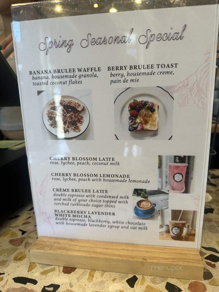 Menu of Mints & Honey in Burlingame, CA 94010