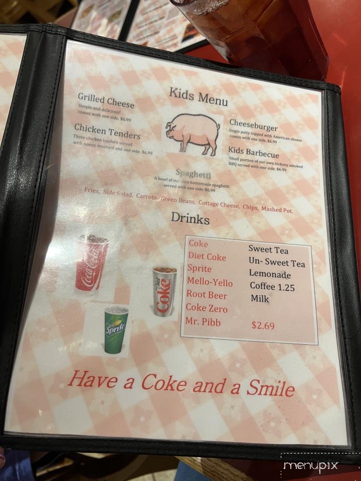 Menu of BarBQ Barn in Harrisburg, IL 62946